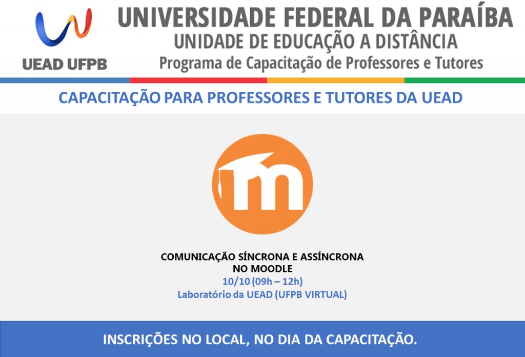 Capacitações UFPB Virtual - OUTUBRO - SA